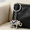 Vintage Elephant Keychain Creative Cute Animal Bag Car Key Ring For Men Women Gift