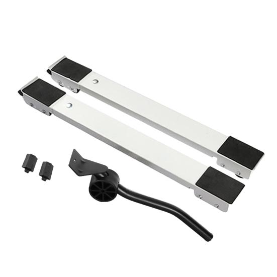 

2Pcs Extendable Appliance Roller Heavy Duty Washing Machine Roller Slider Liftable Mobile Washer Dryer Machine Refrigerator Base Furniture Mover белый