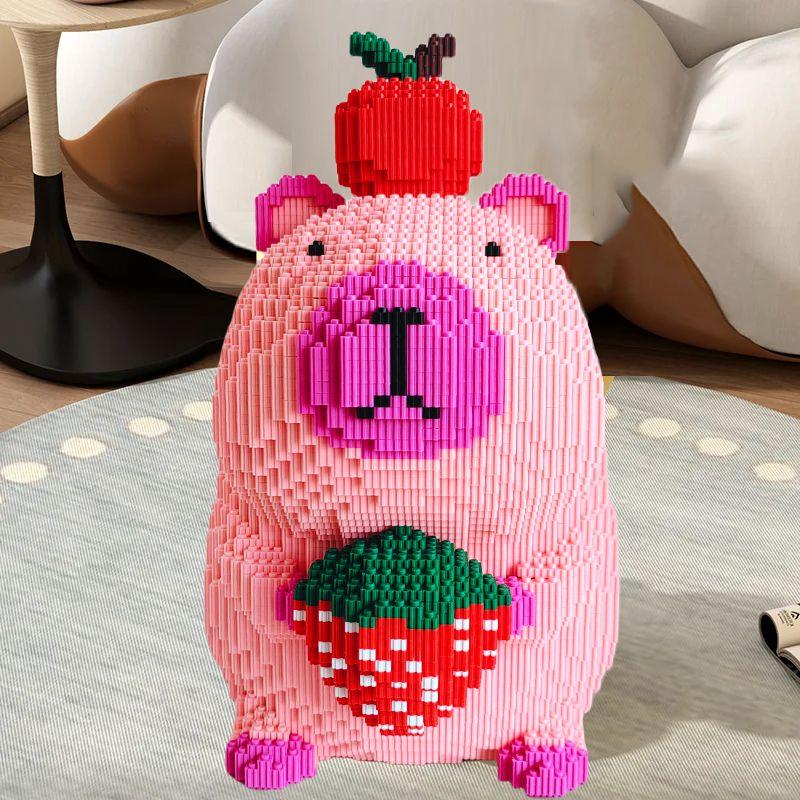 Big Capybara Building Blocks Giant Capybara Brick Figures Toy for Kids Capipara Construction Set Decoration for Home for Aged 6+