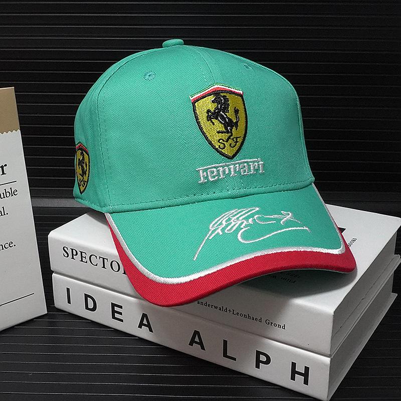 Hot Charles Leclerc Racing Team Baseball Cap Fan Baseball Cap Commemorative Fashion Outdoor Sun Hat for Ferrari gorro formula F1 KL1