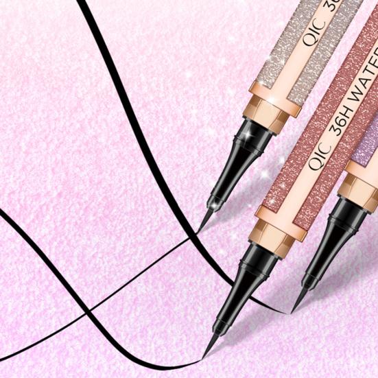 QIC Starry Sky Waterproof Liquid Eyeliner Pencil Fast Dry Non Smudge Eye Makeup