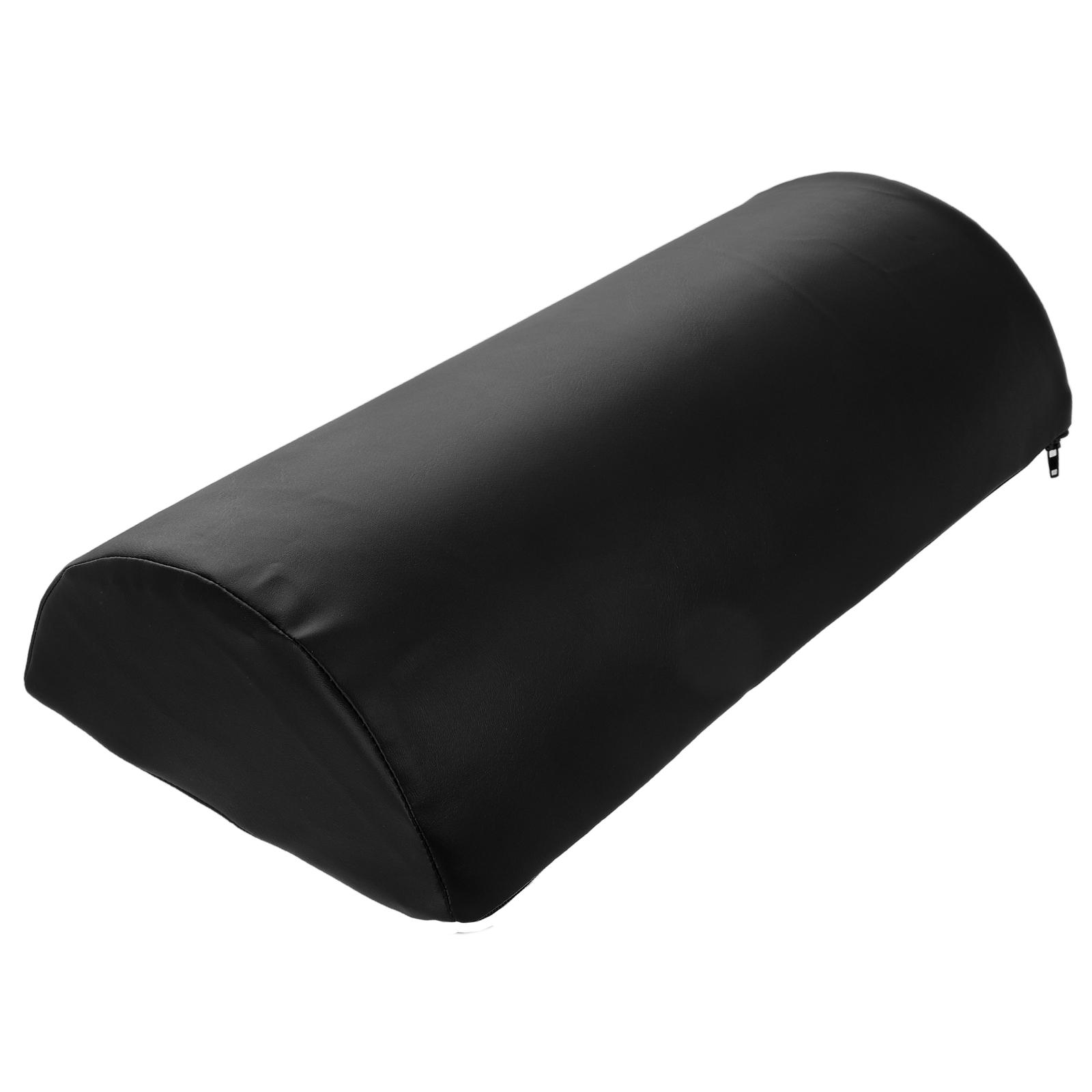Bolster Pillow for Legs Elevator Half Round Black Massage Bolsters Pillows Table 3440₽