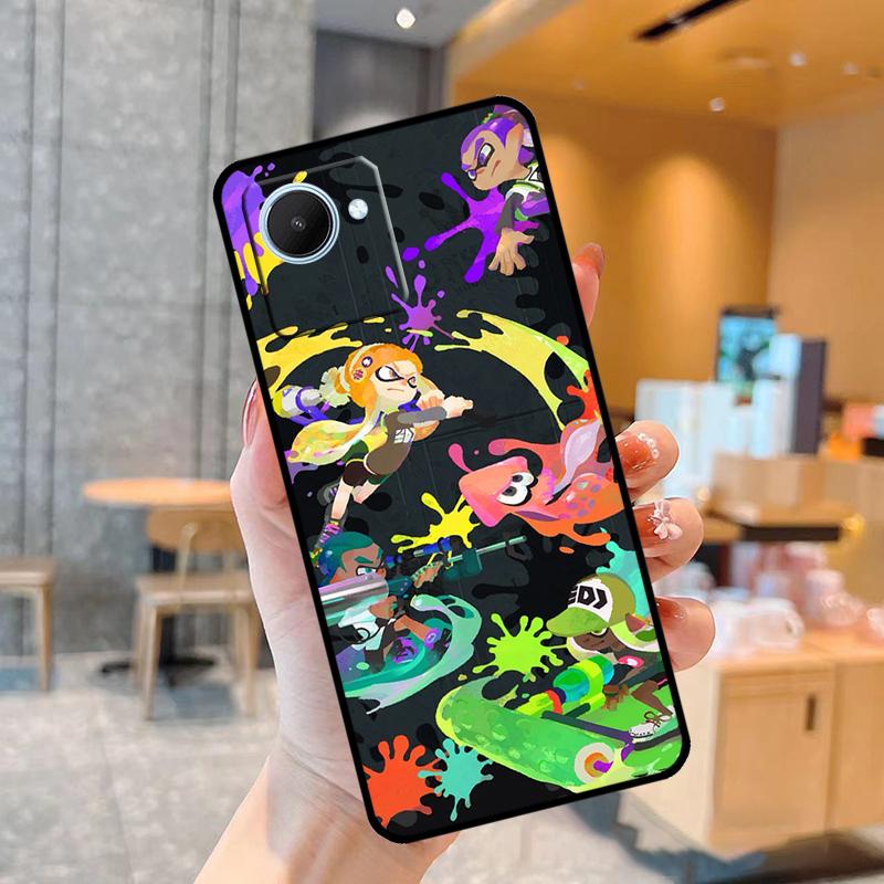 Splatoon 2 Case For Realme C55 C33 C31 C35 C30 C11 C15 C25s C21Y GT Neo 5 3T 2T 8 9 10 11 Pro Plus