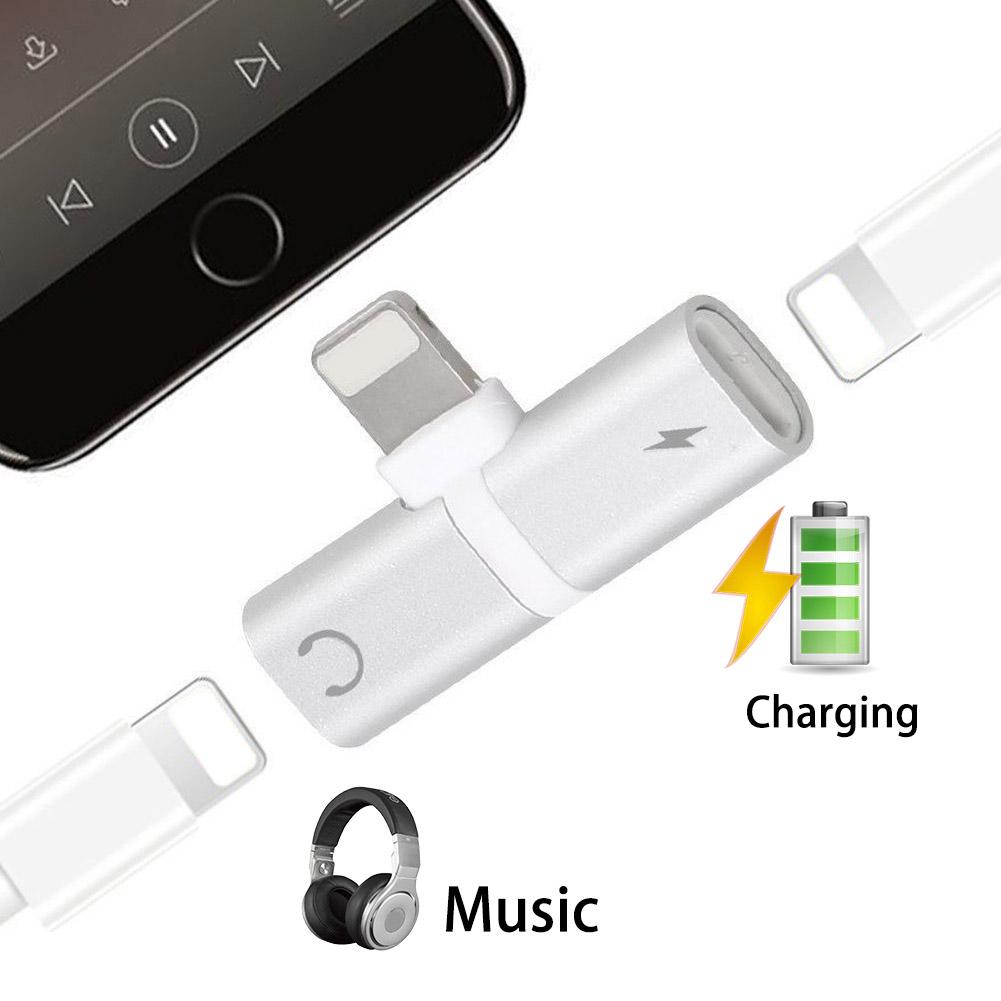 

T-Shape Lightning 8 pin Male to Double Female Lightning 8 pin Adapter,Support Music/Charger/Hands-free Call/Volume Control Red