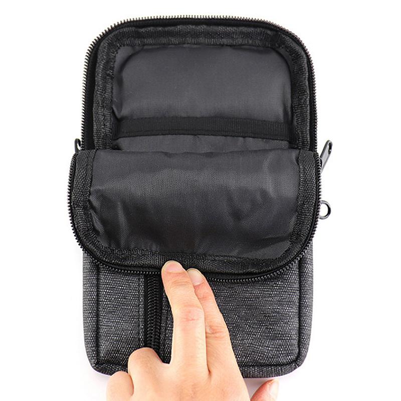 Riñonera Impermeable para Mujer Bolso Doble Capa Táctico al Aire Libre Riñonera con Cinturón Bolsillo para Teléfono Hombre Bolsos Unisex