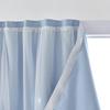 For Panels Autohesion 2 Curtains Windows For Bedroom Girls Kids Baby Window Curtain Double Layer Star Cut Out Living Room Decor Wall Home