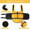 Ripstop Dog Life Jacket Safety Pet Flotation Life Vest Adjustable Reflective Puppy Lifesaver Swimsuit for Small Medium Large Dog