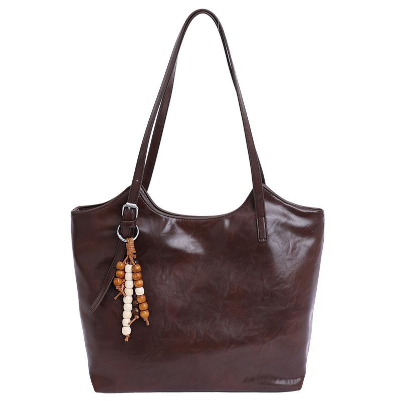 Shoulder Bag Women's New Autumn and Winter Retro Fashion Versatile High-end Commuter Bag Large-capacity Tote Bag