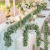 1.8-meter-long Artificial Simulated Eucalyptus Vine, Wedding Arch, Family Party Decoration, Entrance,Thanksgiving Decoration