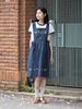 Vincent Navy Flower Garden Dress_Navy