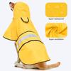 Weesiber Impermeable Ajustable Chaqueta de Lluvia Reflectante Con Capucha Abrigo Ligero Poncho para Perro Pequeños Medianos