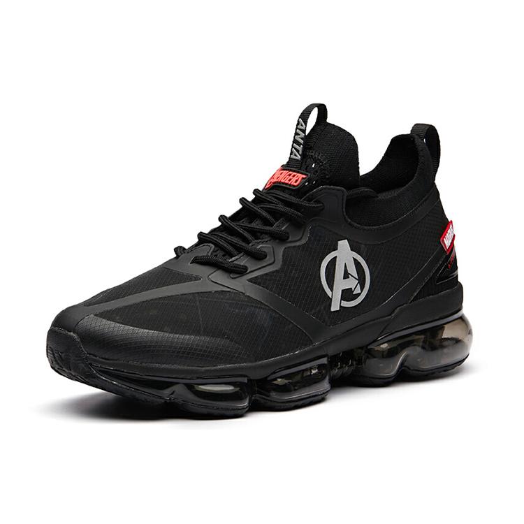 New Anta Cushioning Mid top Running Shoes Women's Black 92925503-8