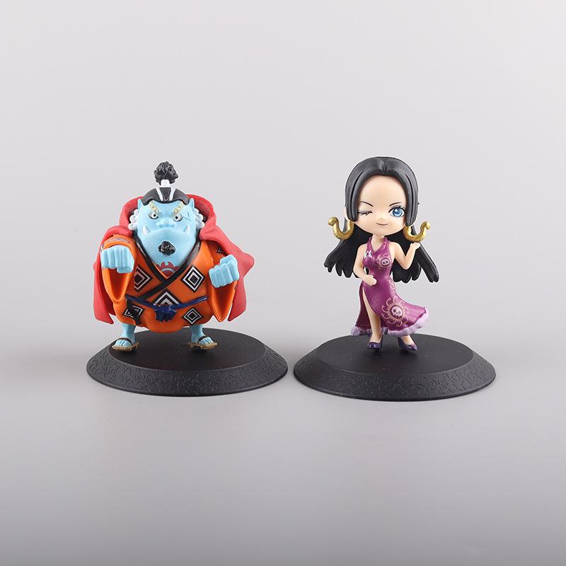 Anime One Piece Figures Model Dolls Toys Cute Luffy Oka Shichibukai Ace Boa Hancock Jinbe Collection Toys