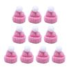 Confezione da 10 Mini Cappelli a Maglia per Artigianato Fai-da-Te Bambina Bambino