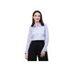 Style Quotient Women Solid Blue Chambray Formal Shirt