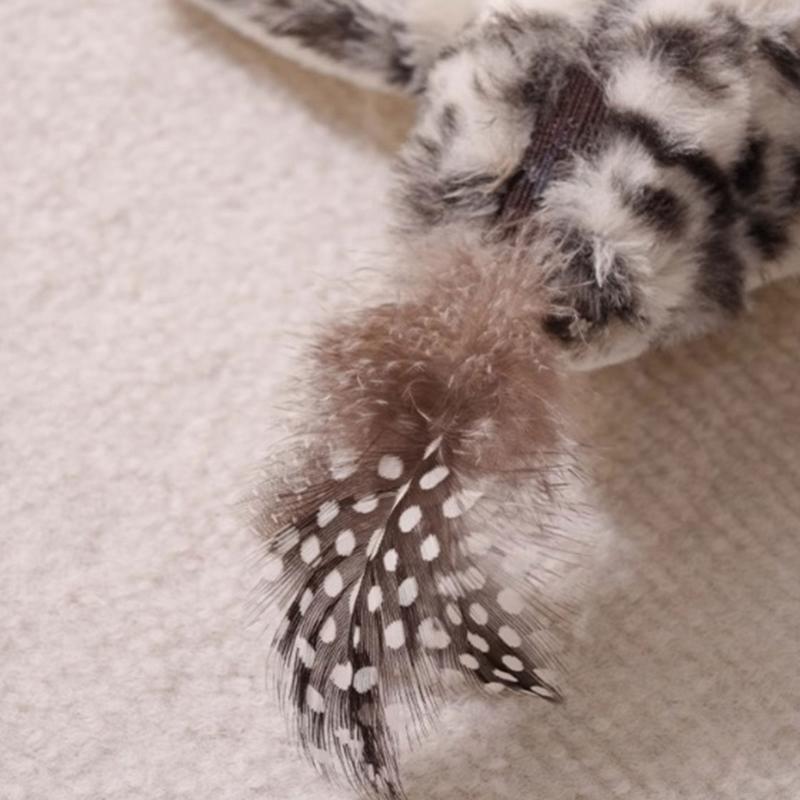 SelfMoving Electric Flocking Feathered Cats Teasing Toy with Life Like Bird Motion To Stimulate Pet Hunting and Chasing