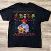 Dwight Yoakam Santa Ugly Christmas Black T Shirt All Size Mc272
