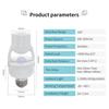 Smart Motion Sensor 220V 110V E27 Bulb Socket Lamp Base Human Body Detector PIR Sensor Home Automation Auto On Off Light Switch