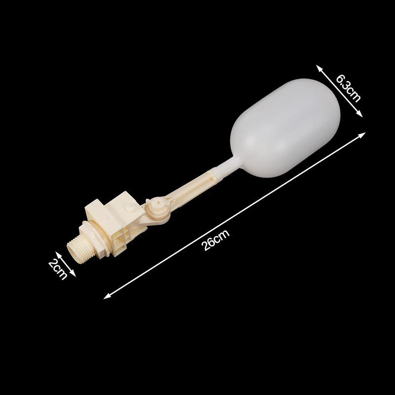 DN15 Automatic Water Float Ball Valve Adjustable Plastic Float Ball Valve Floating Fill Tank Water Level Control