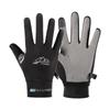 Unisex Summer Cycling Gloves, Breathable UV Protection, Touchscreen-Compatible, Full Finger, Ice Silk Fabric.