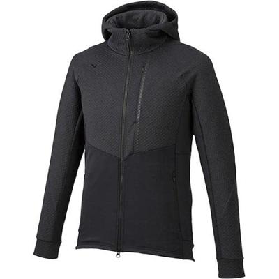 Quilted Training Slim Double Size M To Japanese Size Men's Jacket, Fit, Zipper, 32MC9553, Black, (Equivalent M)