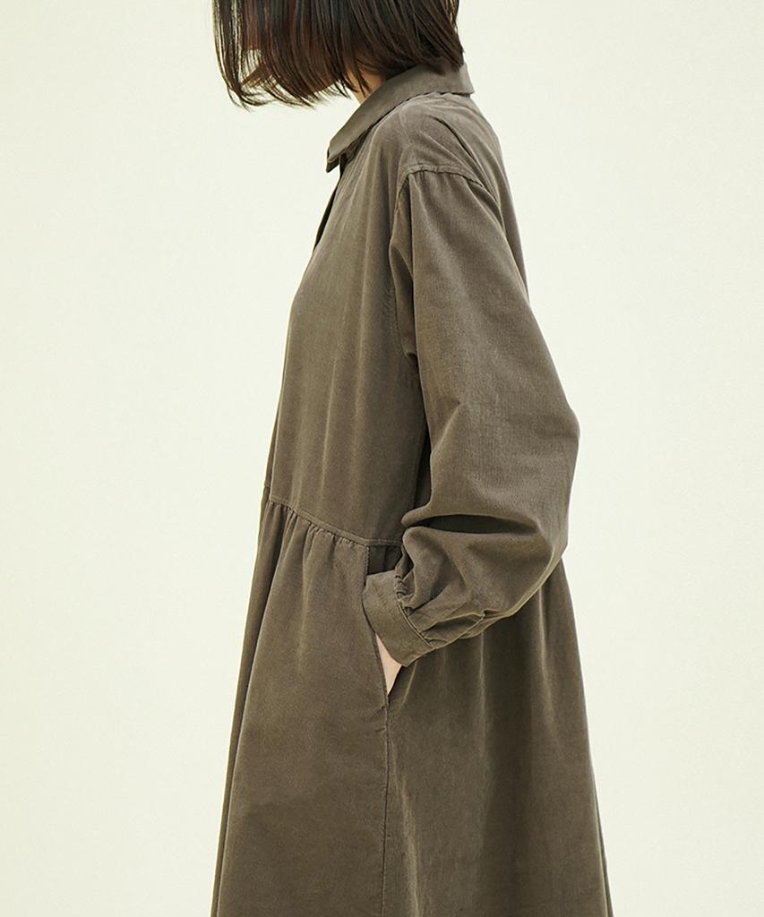 CHIQUITA Pullover Dress (Corduroy) Brown 244201Sbr