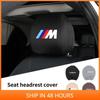 -Kopfstütze Autositz Schutzhülle Schmutzabweisendes Kissen Schoner Für BMW 1 2 3 5 7 Serie X1X2X3X4X5X6 G20 G30 G11 G12 M3 M4 M5 M