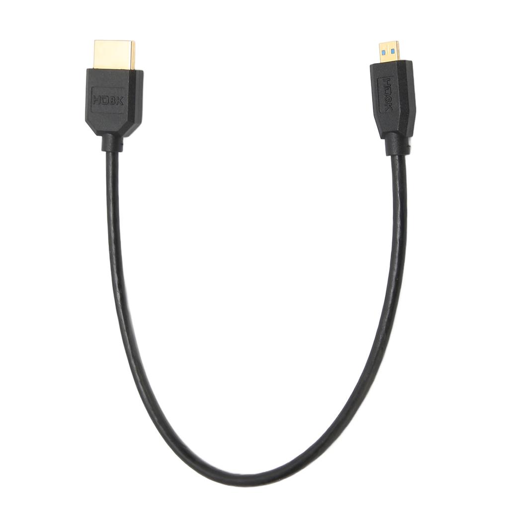 Micro HD Multimedia Interface Cable 8K 60Hz 48Gbps High Speed HD Multimedia Interface To HD