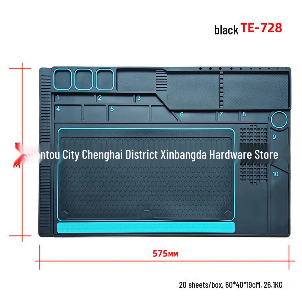 High-Temperature Resistant Magnetic Silicone Repair Pad for Phones