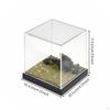 Display Case with Dust Cover Tabletop Diorama Compact 1/64 Scale for
