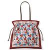 Official [MOOMIN] Tote Bag, Drawstring Bag, Scarf Print, Little My, Moomin, Snufkin, and Hattifatteners, Stylish Handbag, Nordic Design, RMSC-01