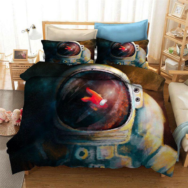 

Game 23pcs Bedding Set Quilt Duvet Cover Pillowcase 3d Cartoon Print EU-Single-2pcs-135x200cm белый