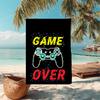 Ultra-Soft Beach Towel with Game Controller Theme,Ideal for Pool - Camping, Diving - Perfect Travel Essential, Vibrant Beach Towel.