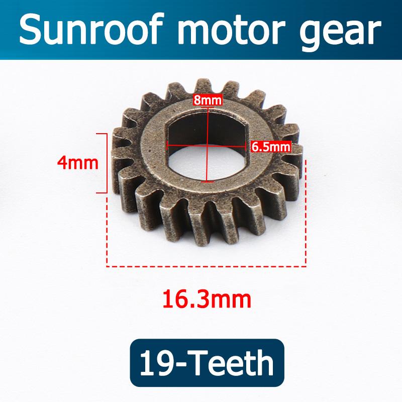 Quality Motor Gear 18/19-Teeth Bearing Steel Material Sunroof Motor Gear Repair Kit Easy Fixng for W203 W204 W211 Auto Car Parts