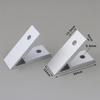 2020 3030 4040 4545 5050 6060 Winkelverbinder-Set 2 Stück 45 Grad Aluminium-Winkelverbinder für Möbelbau