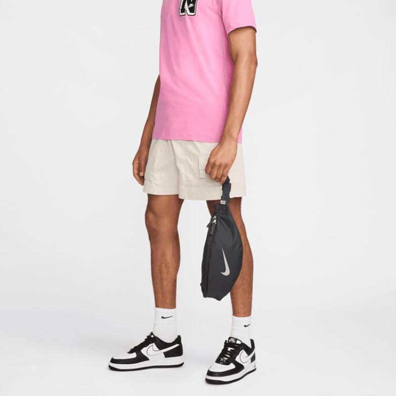 Nike Polyester Fanny Pack Regular Unisex Coal Gray Casual FZ7221-060