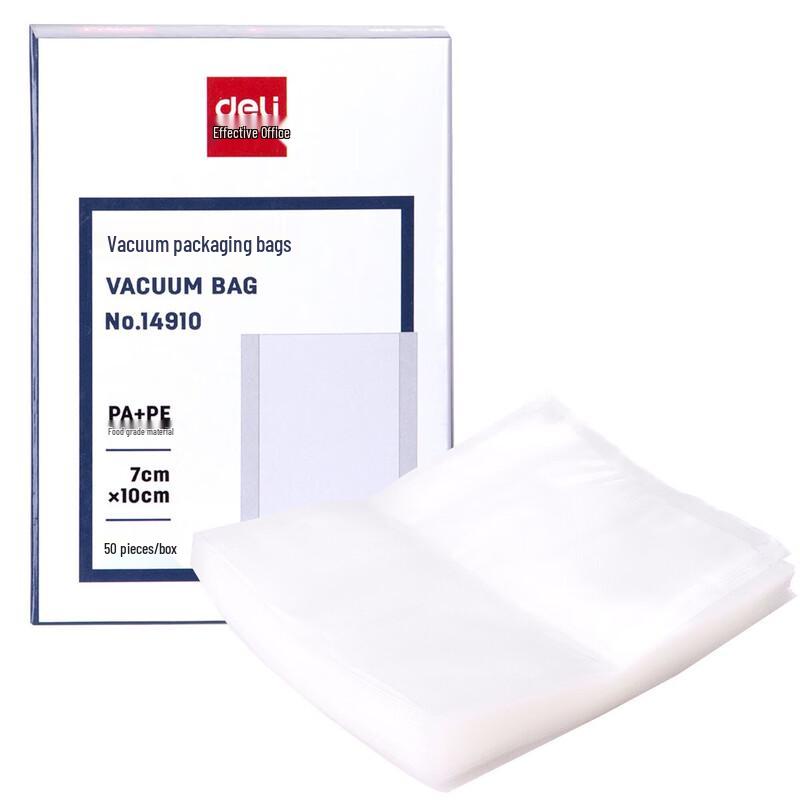 Deli 14913 Vacuum Sealer Bags 28x35cm CN Plug (adapter Included)