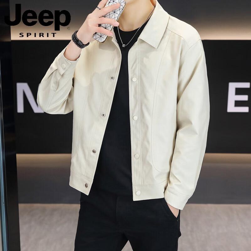 JEEP SPIRIT 2026 Spring/Autumn Men s Casual Lapel Jacket L
