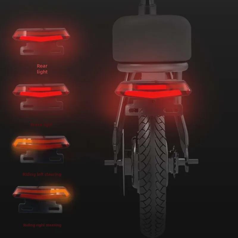 Electric Three-Wheeled Motorcycle Dual-Function Taillight and Headlight with Steering Warning and License Plate Light Accessories