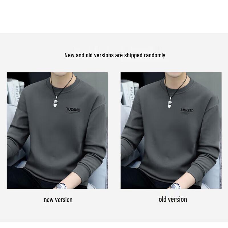 TUCANO Men's Casual Round Neck Long Sleeve Sweatshirt