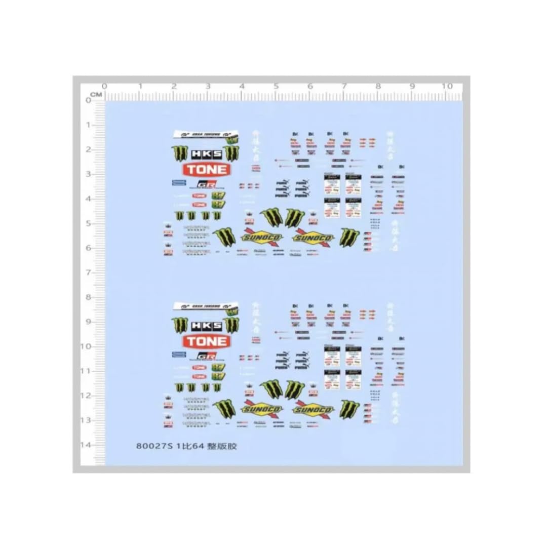 

Decal AD0003 Sponsor Mini Car Custom 1/64 [Item] зелений