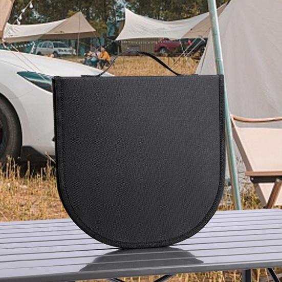 Tableware Storage Bag Oxford Cloth Waterproof Zipper Multi-Functional Partition Foldable Portable Design Camping Storage Bag