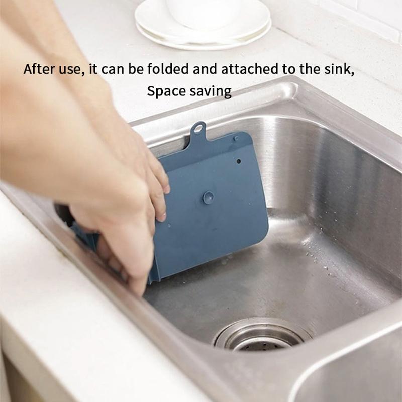 Kitchen Sink Folding Water Blocking Board Household Sink Water Blocking Board Foldable Splash Proof Waterproof Board Water Block