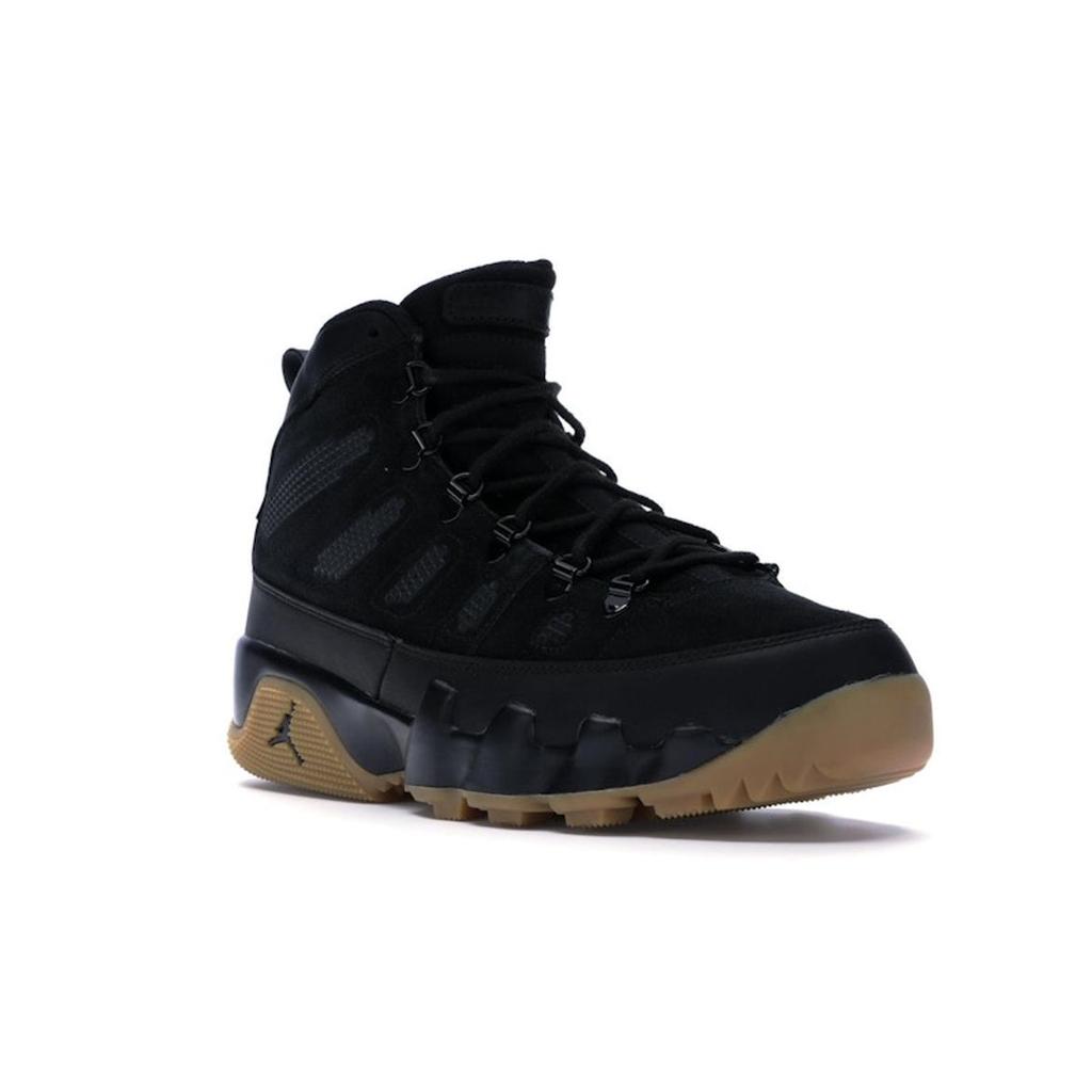 Air Jordan 9 Retro Boot NRG Black Gum Ανδρικά Sneakers Gum-Ανοιχτό Καφέ AR4491-025