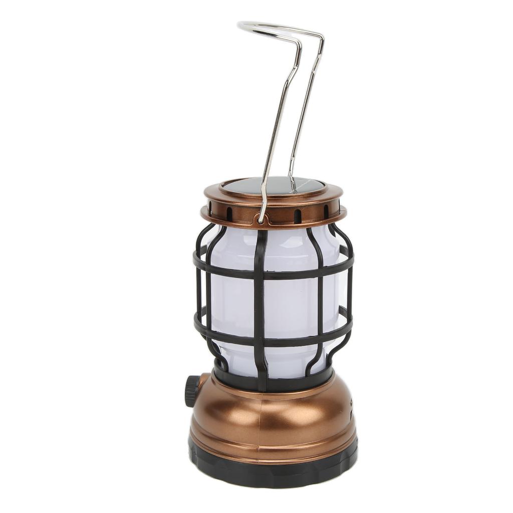 LED Camping Lantern USB Rechargeable Solar Powered Camping Light for Emergency Hiking Home