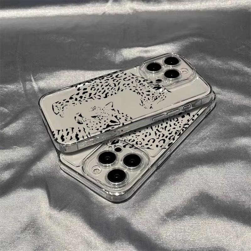 Cheetah Print Leopard Print Clear Phone Case For Xiaomi Mi 15 T Pro 14T 13T 12T Mi 17 Pro 15 14 13 12 11 Lite 5G Silicone Cover