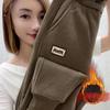 Lamb Plush Pants Women's Winter High-waisted All-match Thickened Sweatpants To Keep Warm and Thin, All-match Casual