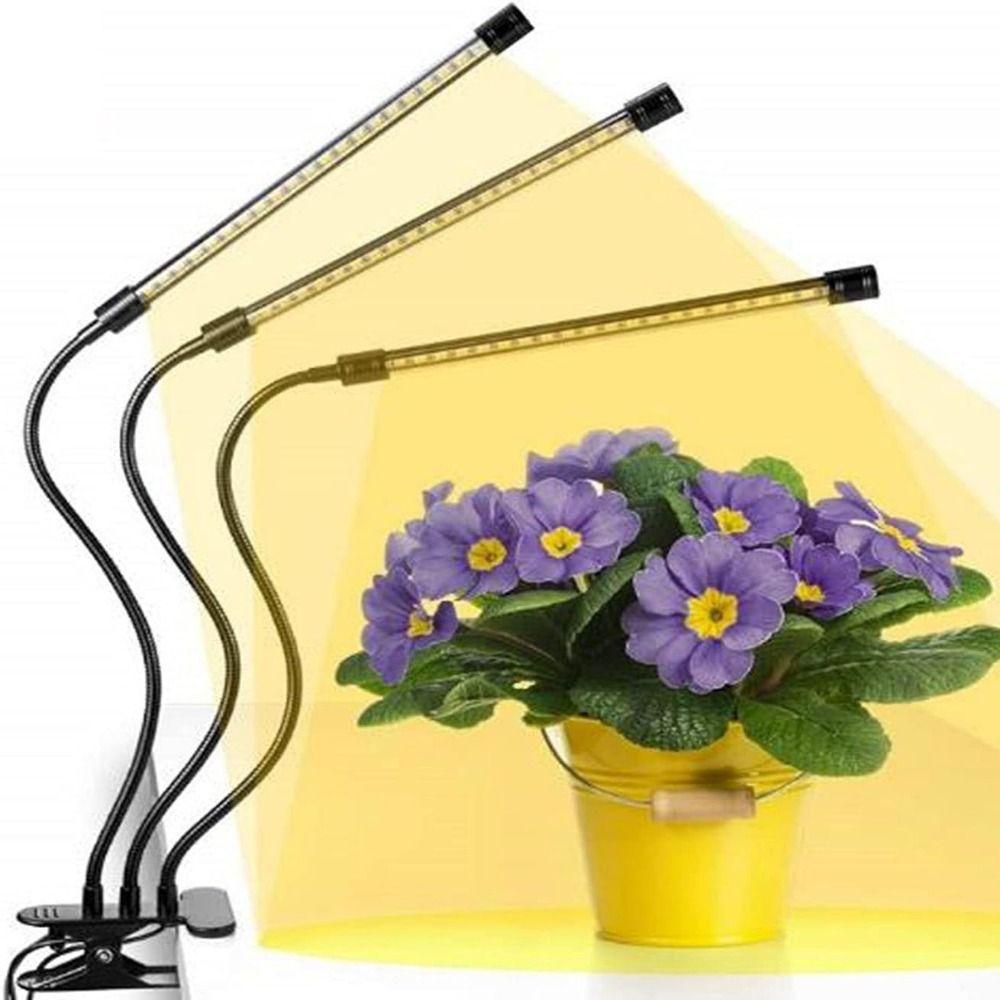 USB LED Plant Lights 2/3/4 Heads Potted Plant Lamp Hydroponic Lights  UV Hydroponics