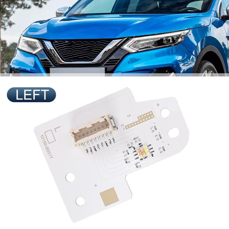 Auto White Angel Eyes Daytime Running Light Module Chip For Nissan Qashqai J11 2017 2018 Headlight DRL Boards