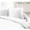 LOVELY HOME Set of 2 Pillowcases 100% Cotton 63x63 Cm White